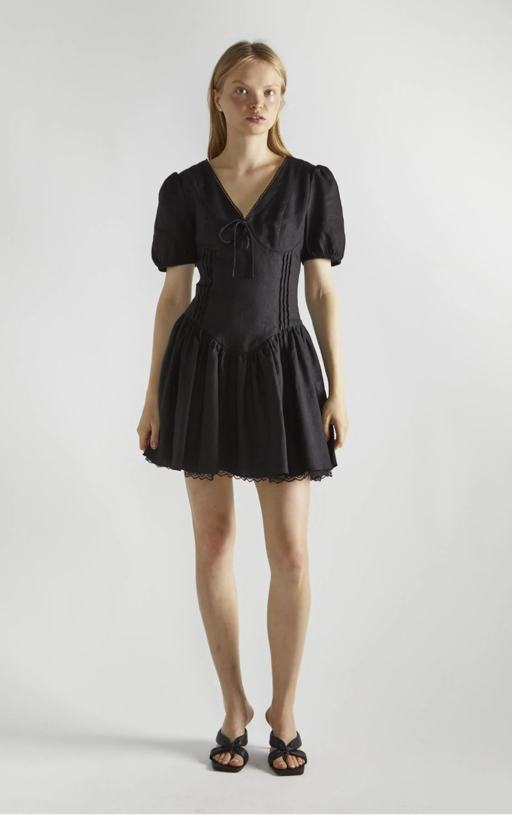 Black Corset Mini Dress