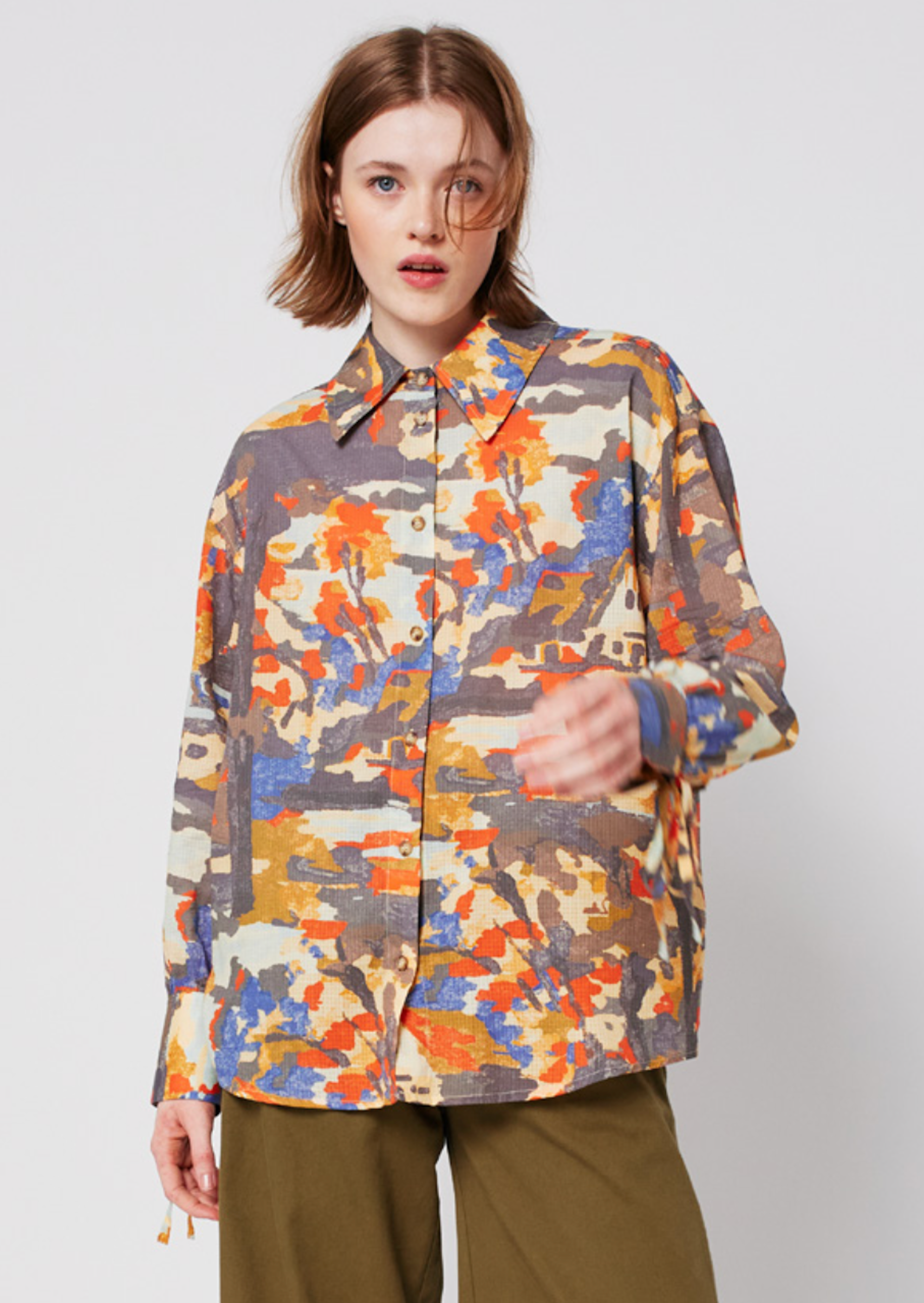 Cottage House Print Shirt