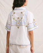 Load image into Gallery viewer, Capri Embroidered Blouse
