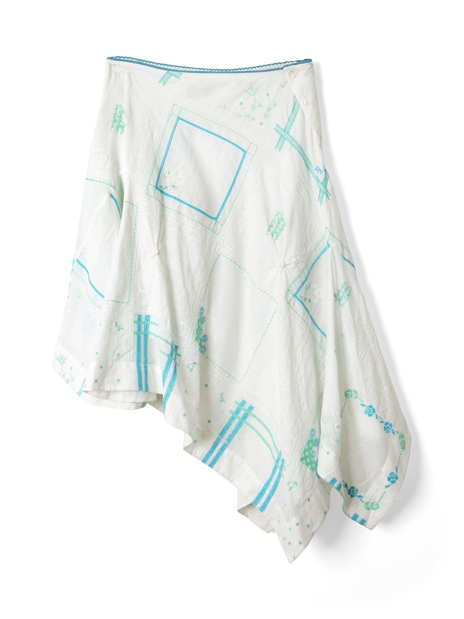 Embroidered Hanky Skirt