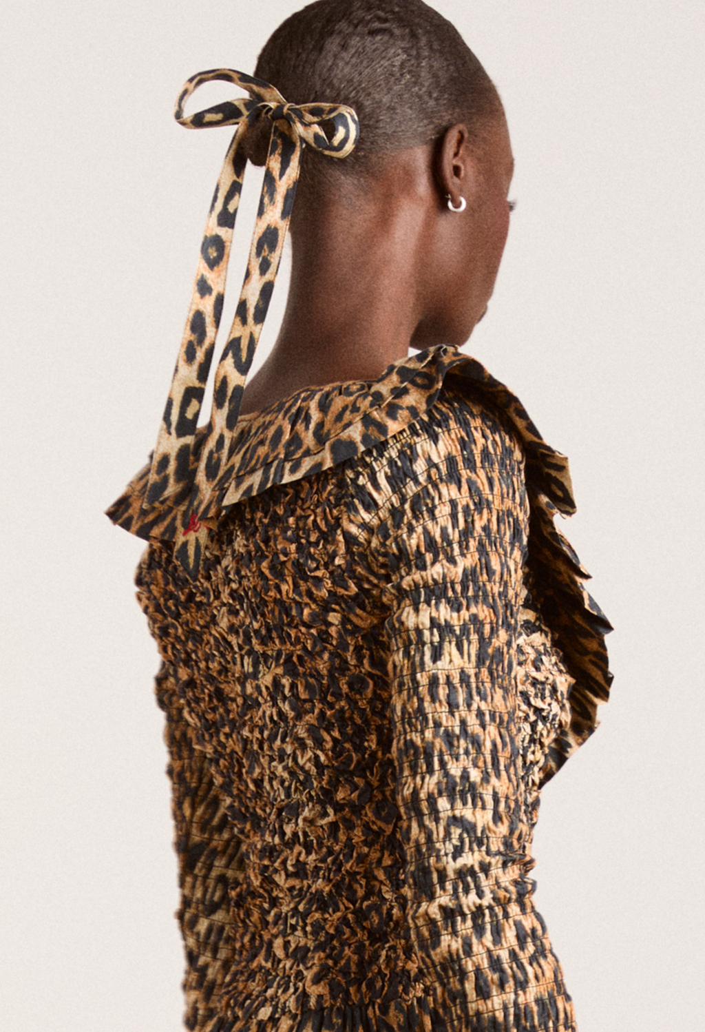 Harper Shirred Midi Dress