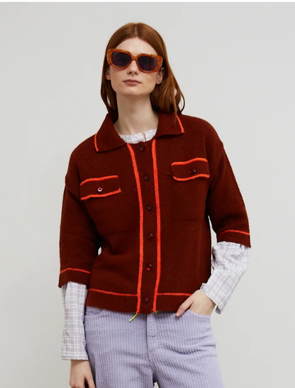 Hope Brown Cardigan