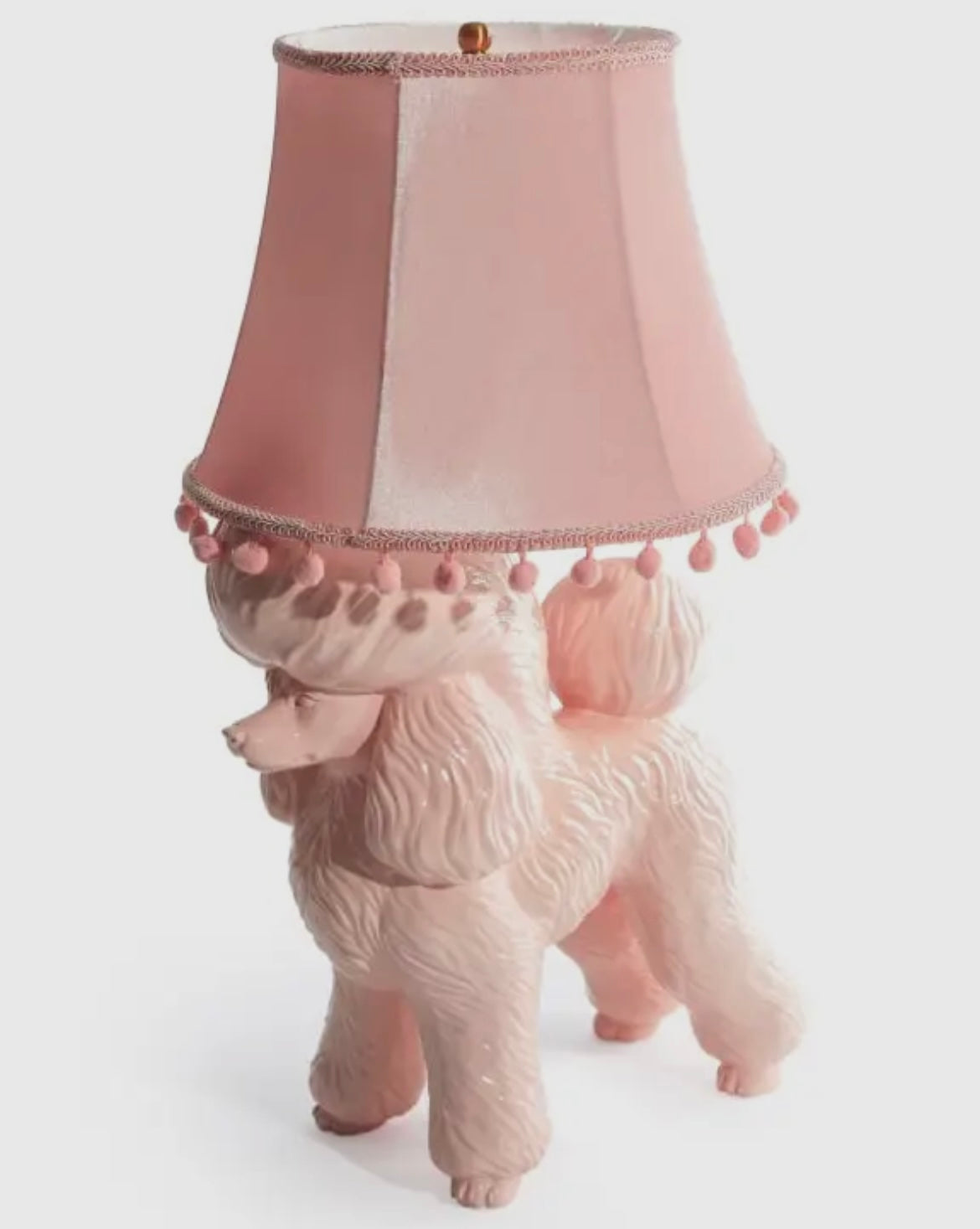 Pink Poodle Lamp