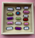 "WORD" Rhinestone Pin