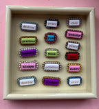 "WORD" Rhinestone Pin