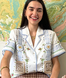 Capri Embroidered Blouse