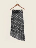 Polka Dot Mesh Skirt