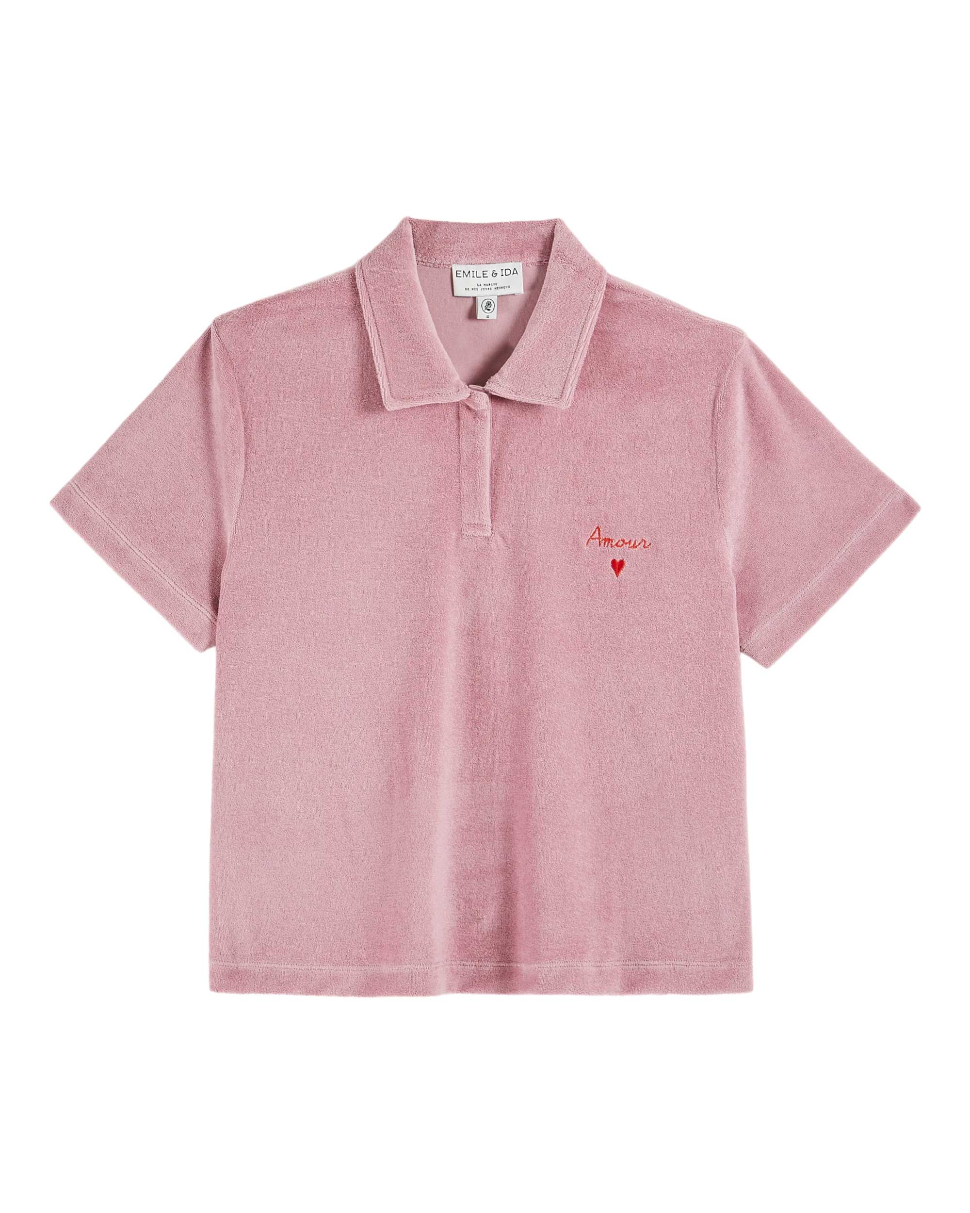 Rose Lilac Towelling Top