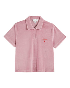 Rose Lilac Towelling Top