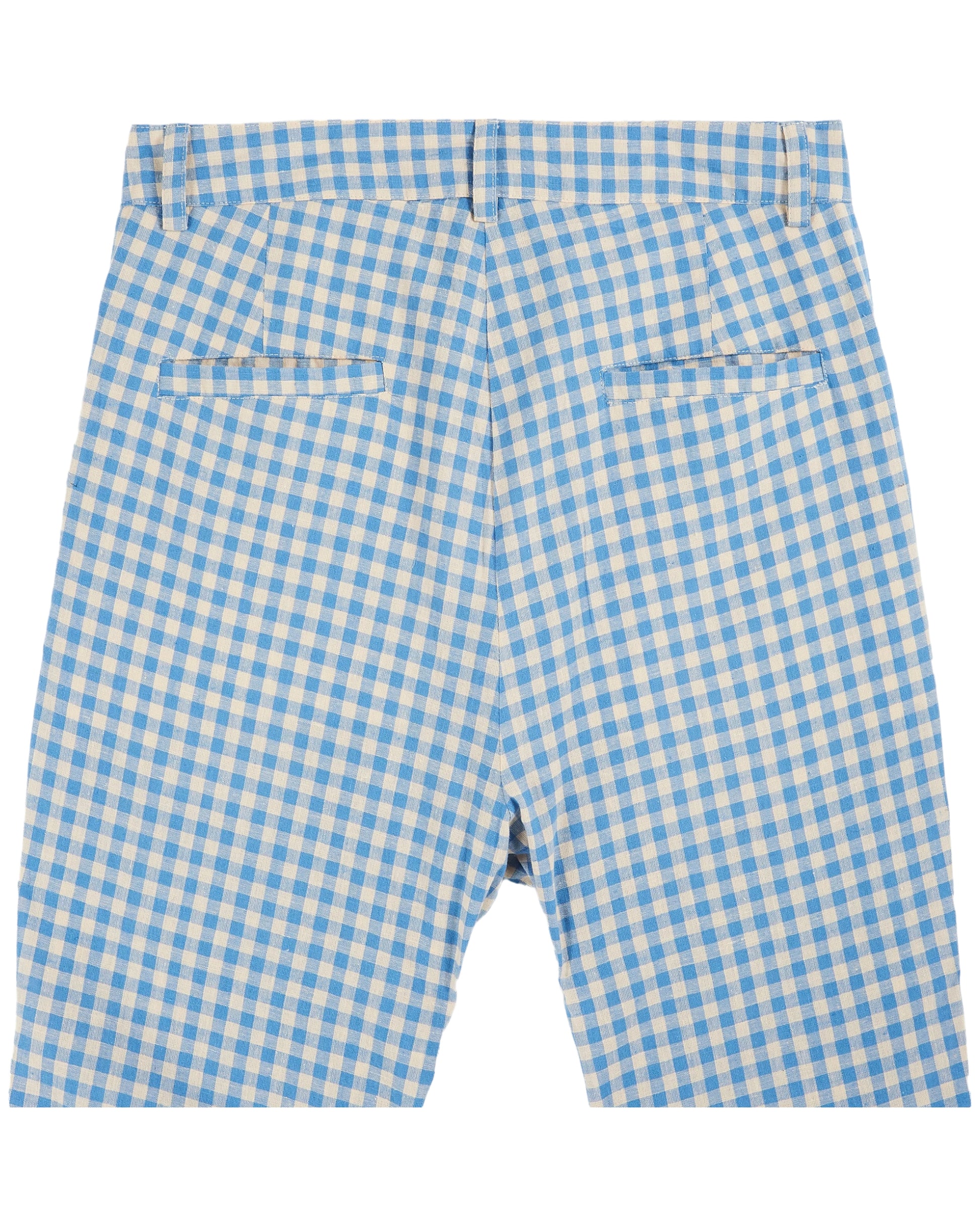 Vichy Blue Gingham Trousers