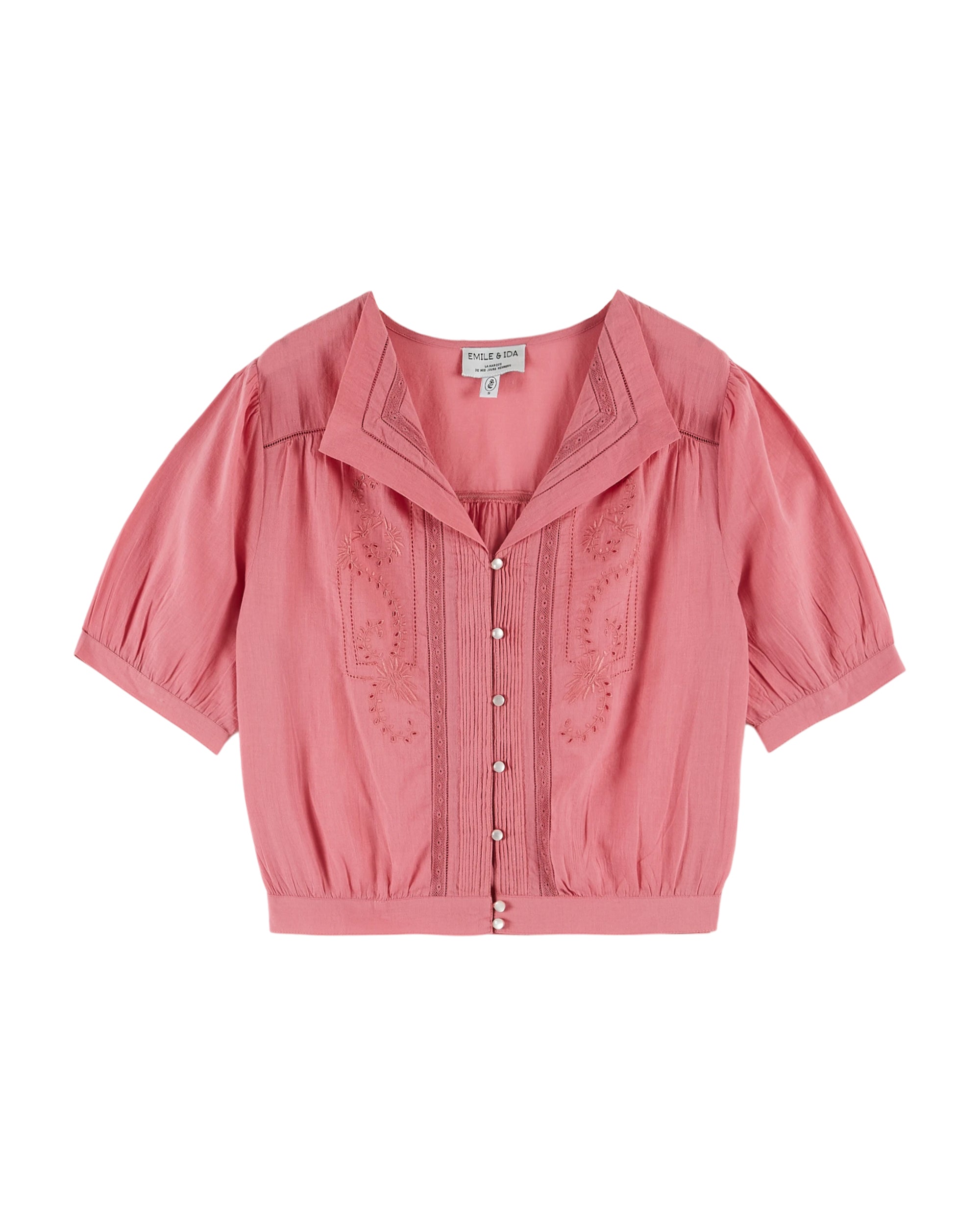 Rose Embroidered Blouse