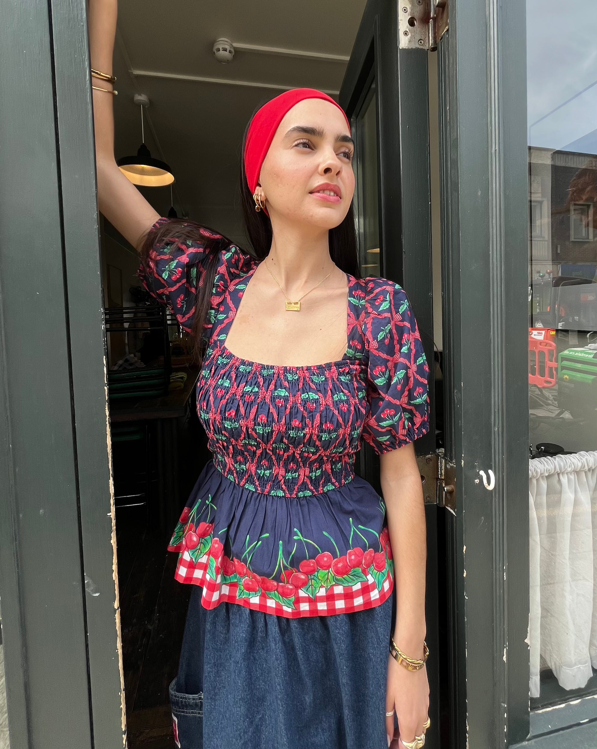 Allegra Cherry Pie Blouse