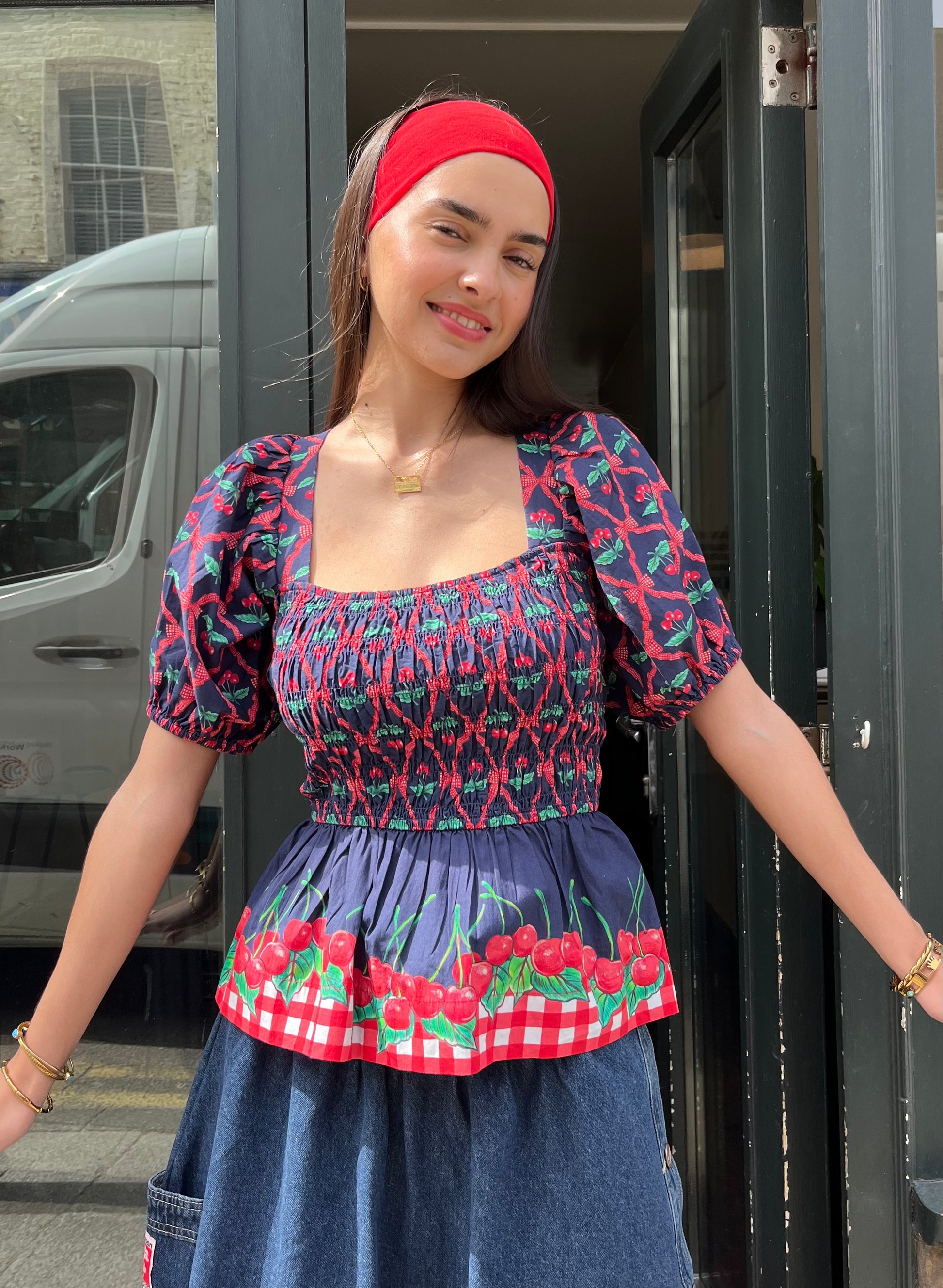 Allegra Cherry Pie Blouse