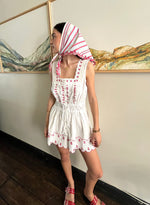 Load image into Gallery viewer, Amaya White Cherry Dress
