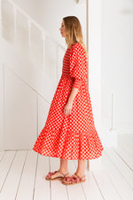 Load image into Gallery viewer, Ivy Dress Pink/Red

