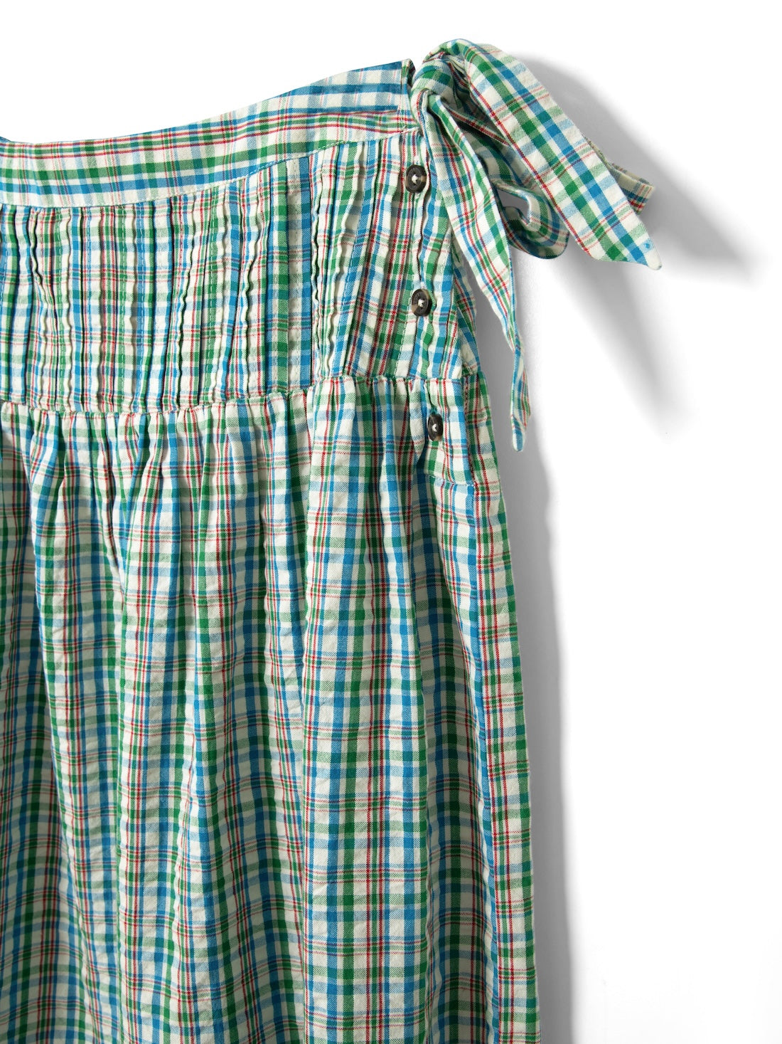 Josie Check Midi Skirt