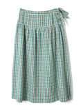Josie Check Midi Skirt