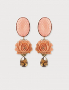 Diva Drop Amber Earrings