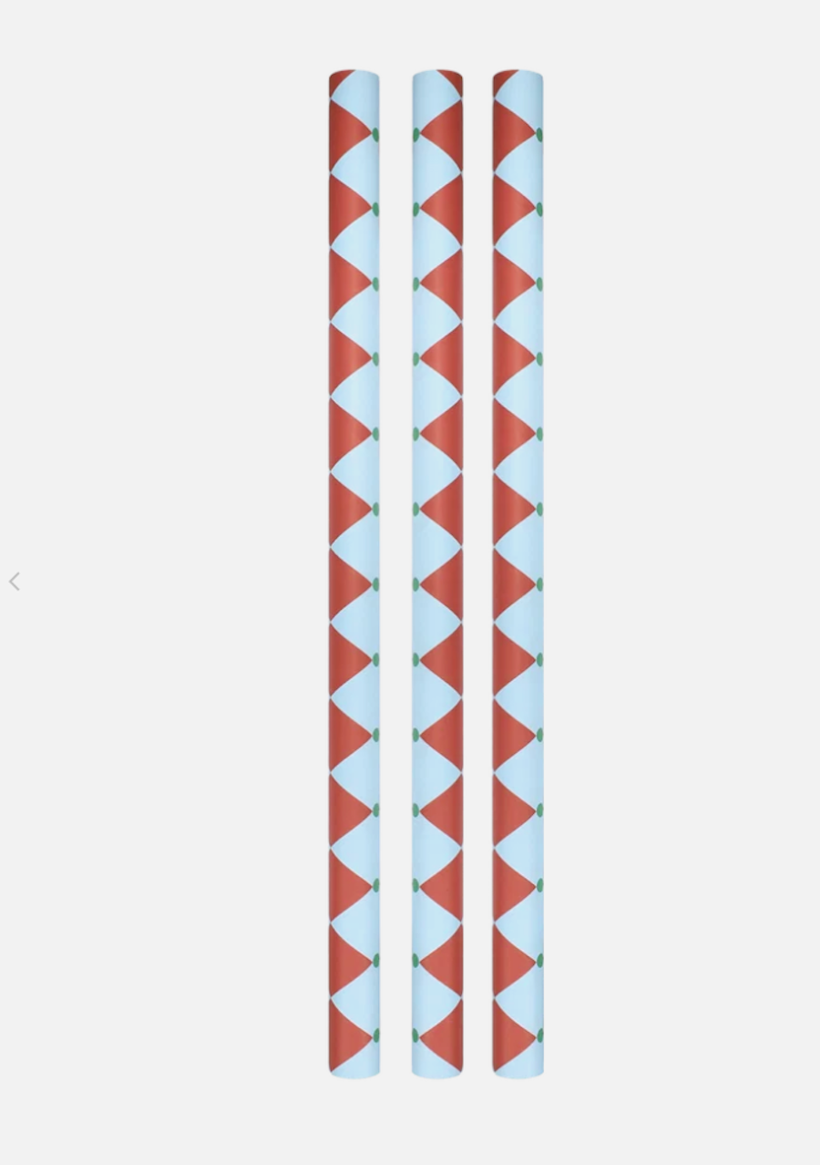 Gift Wrap Mulbery Diamonds