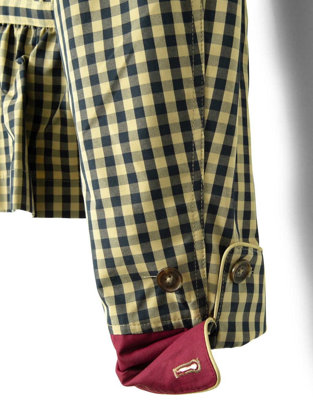 Myrtle Check Raincoat