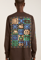 Patch Work Long Sleeve t Shirt