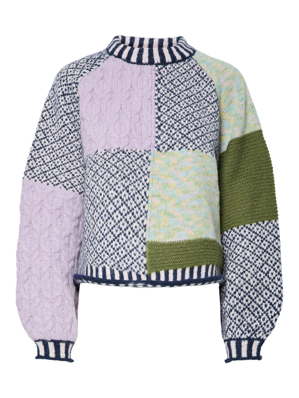 Multi Patchwork Sweater