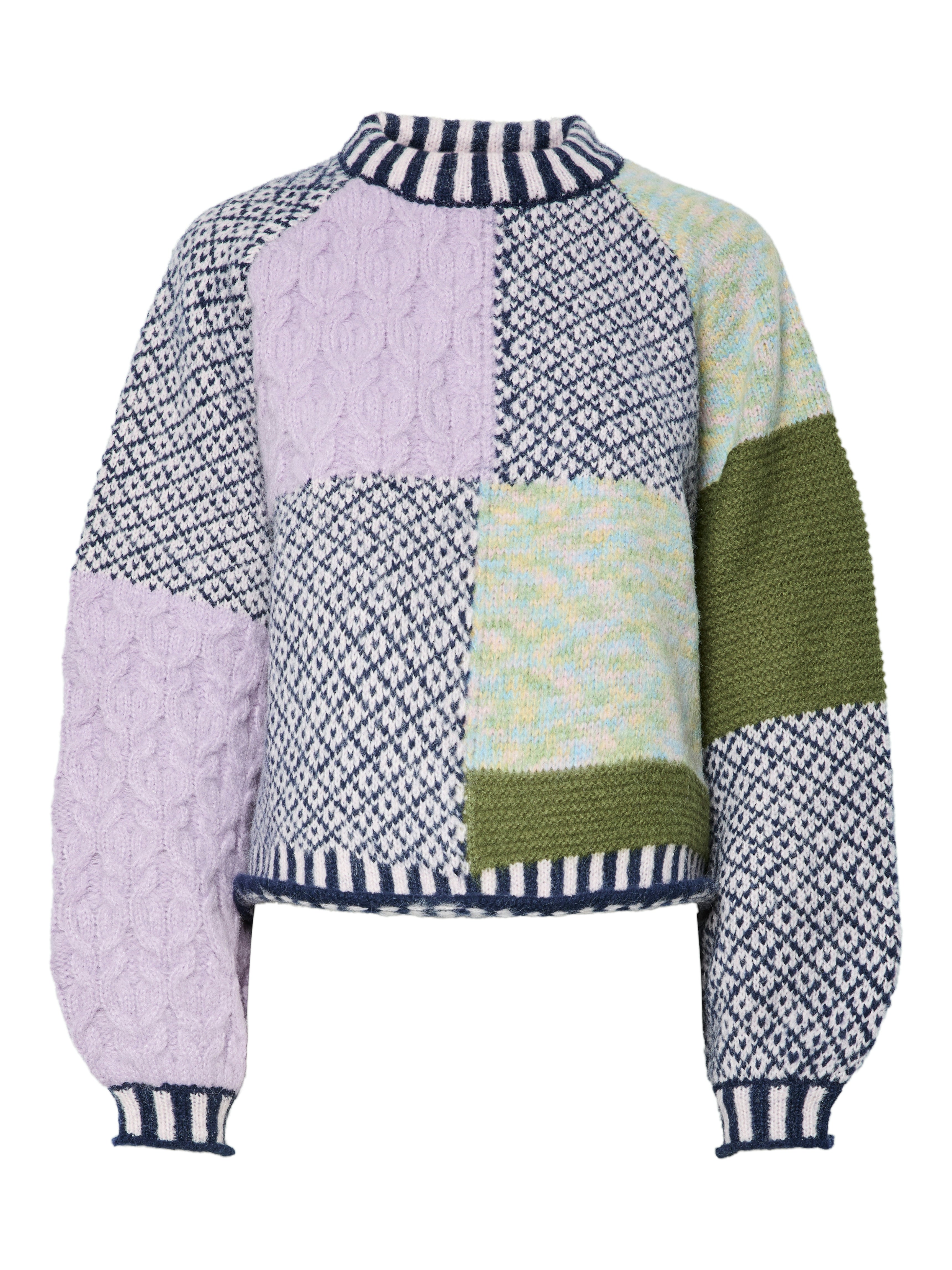 Multi Patchwork Sweater
