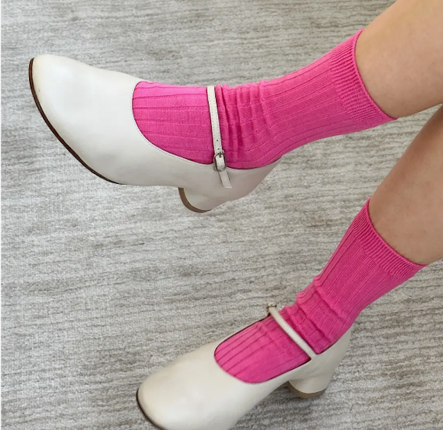 Cerise Her Socks