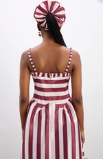 Load image into Gallery viewer, Rachel Stripe Satin Dress
