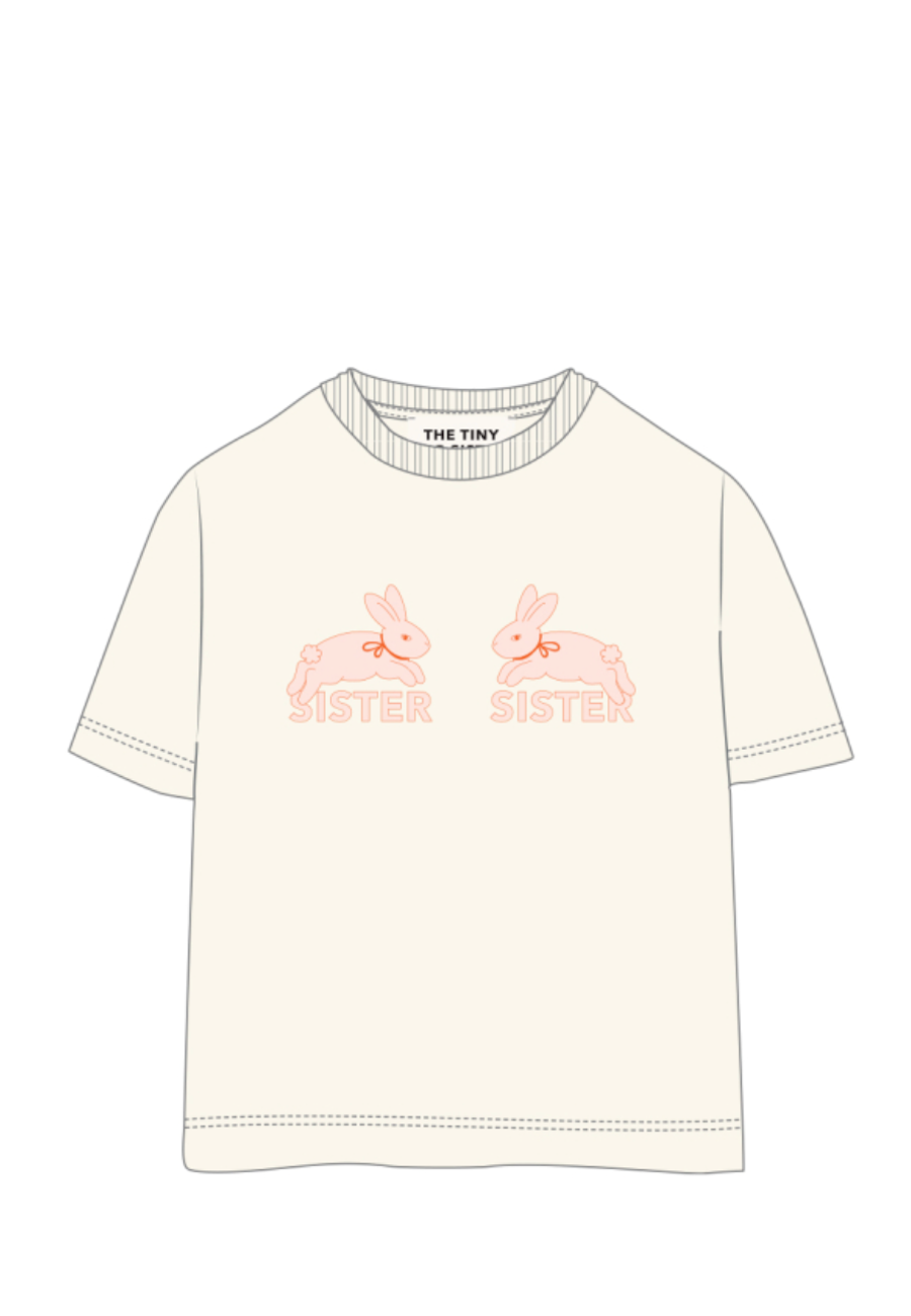 Sister Sister Rabbit t shirt