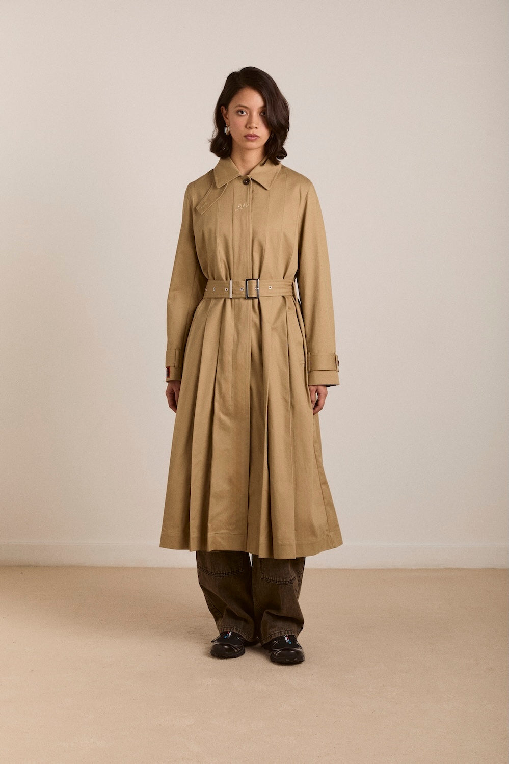 Sofia pleated Trench Coat coming soon
