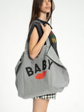 Baby Grey Tote Bag