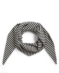 Black Stripe Neck Scarf