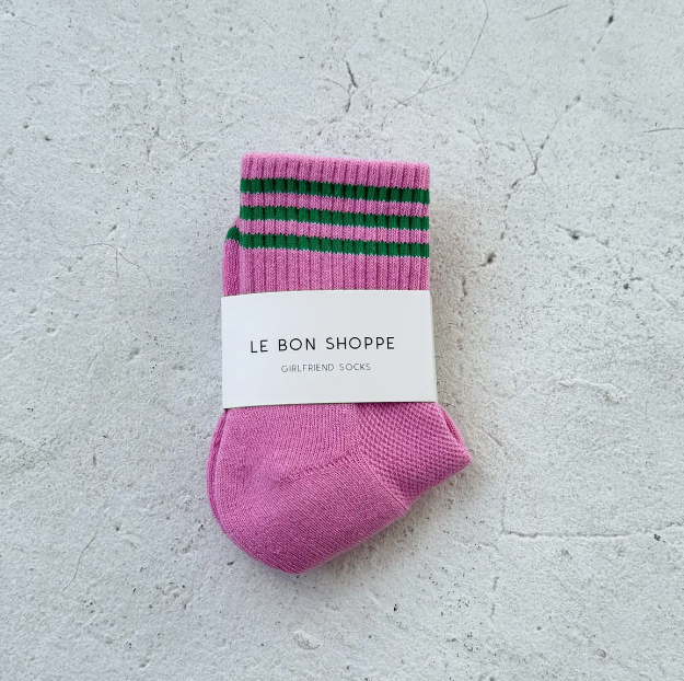 Cerise Girlfriend Socks