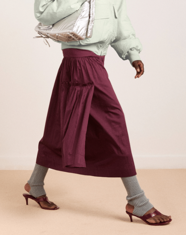 Berta Midi Skirt Fig