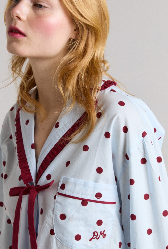 Spotty Damson Madder PJ's