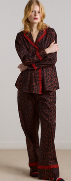 Damson Madder Felice Leopard PJ's
