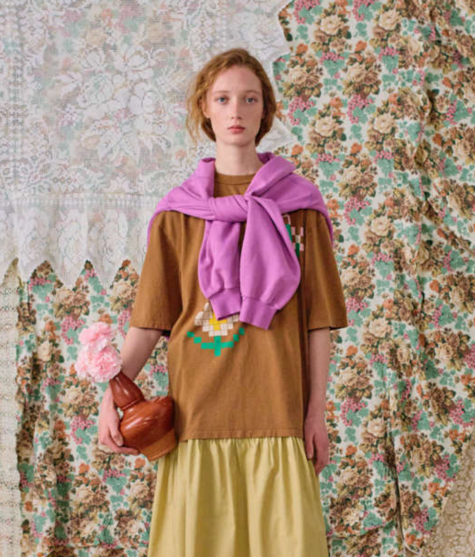 Pixel Floral t-shirt