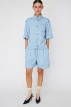 Soft Denim Shorts