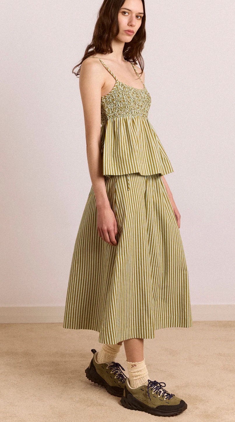 Caspia Stripe Skirt