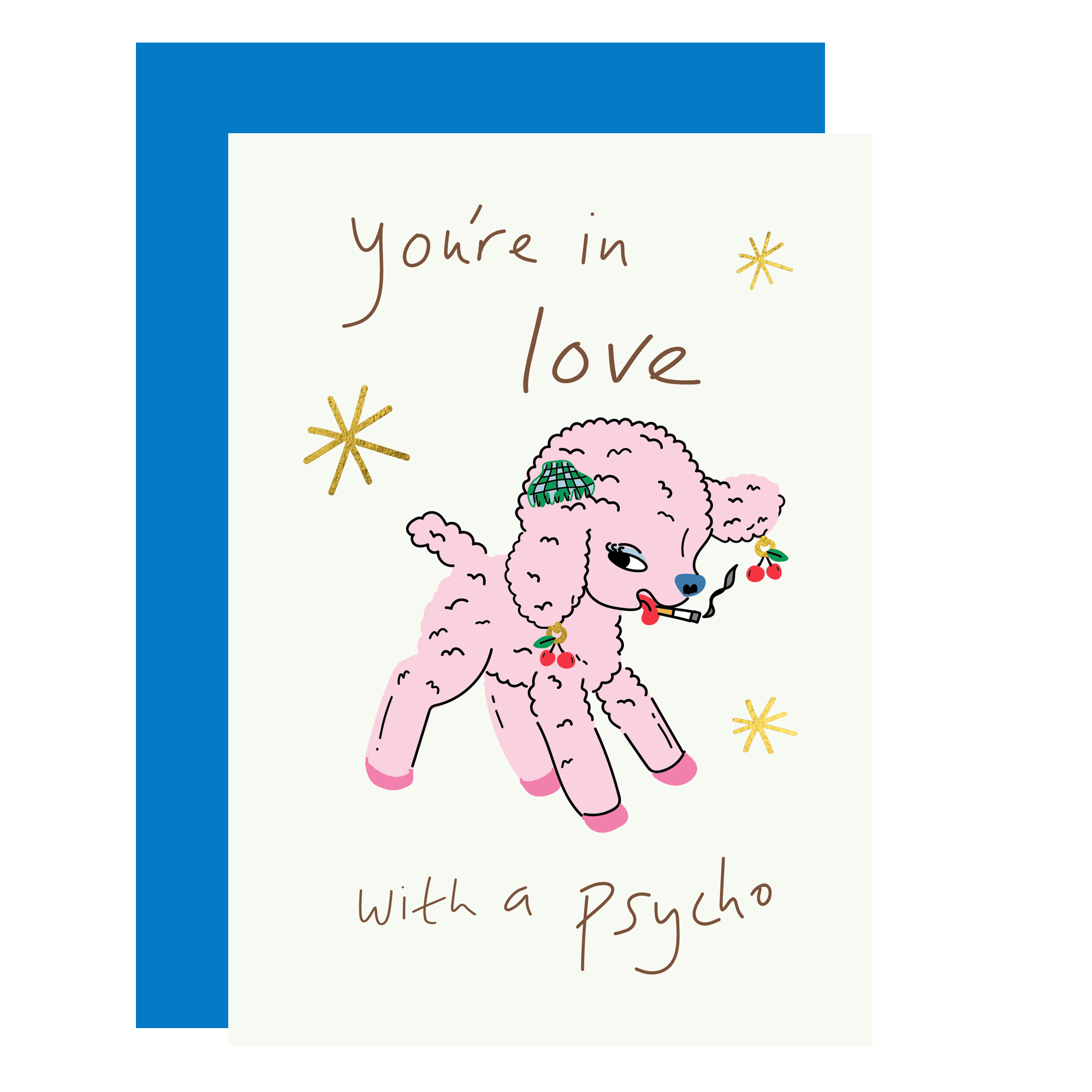 Psycho in Love Card