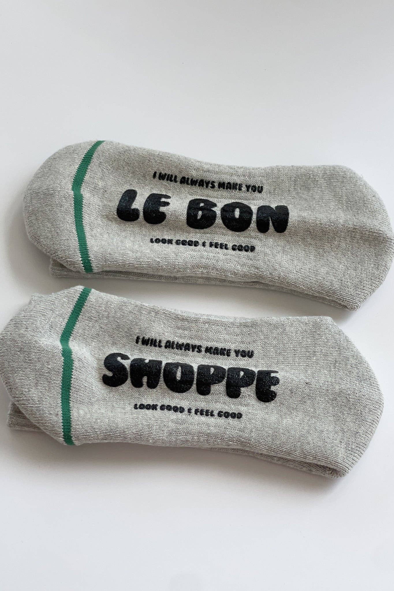 Hugger Socks GREY/ BLACK