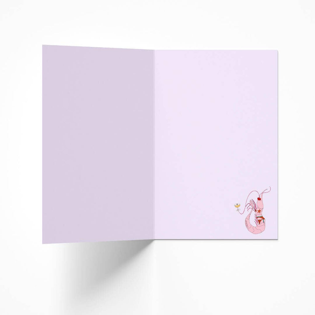Prawn Star Birthday Card