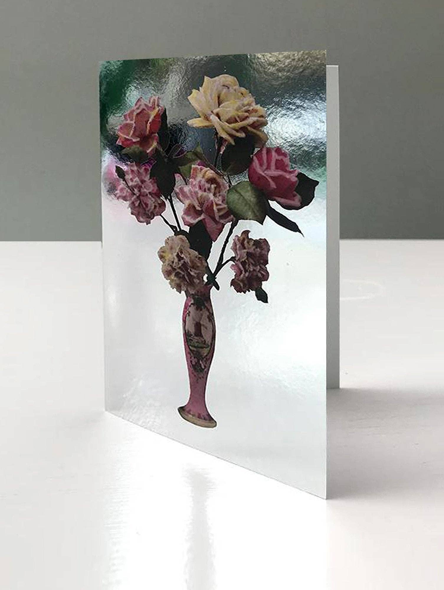 POT OF ROSES CARD