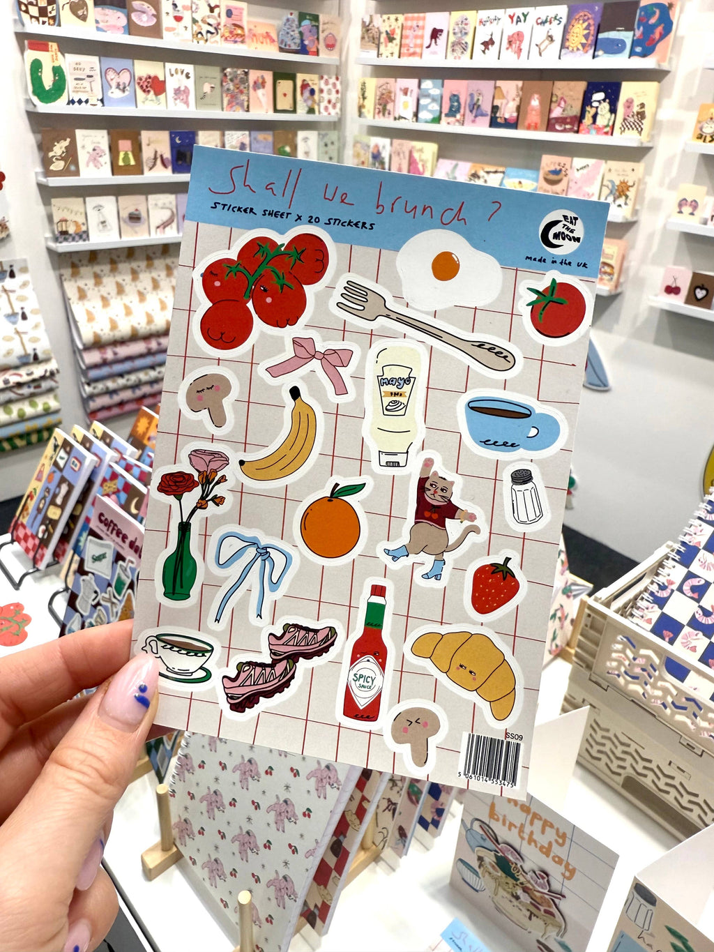 A6 Sticker Sheet Shall we brunch?