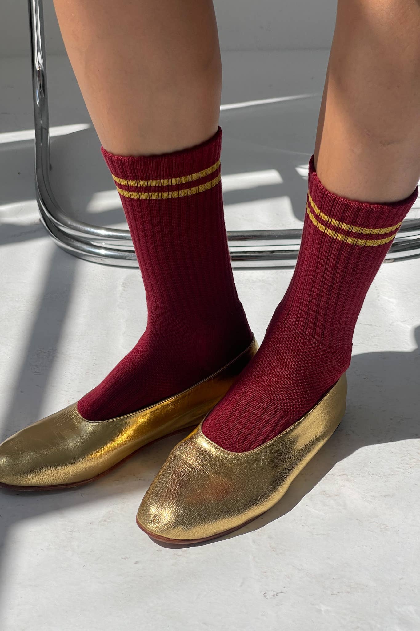 Boyfriend Socks Cardinal