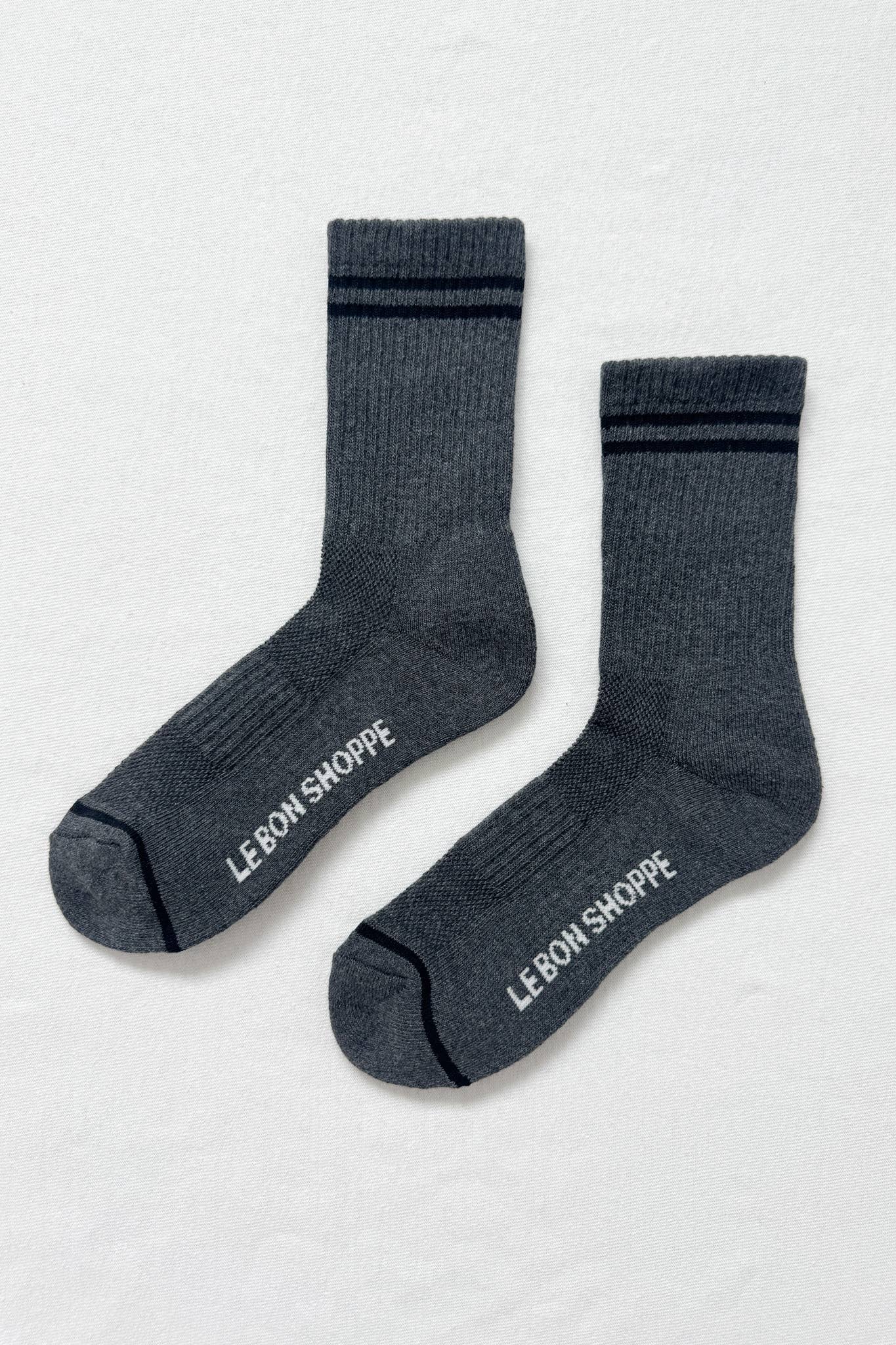 Boyfriend Socks Charcoal
