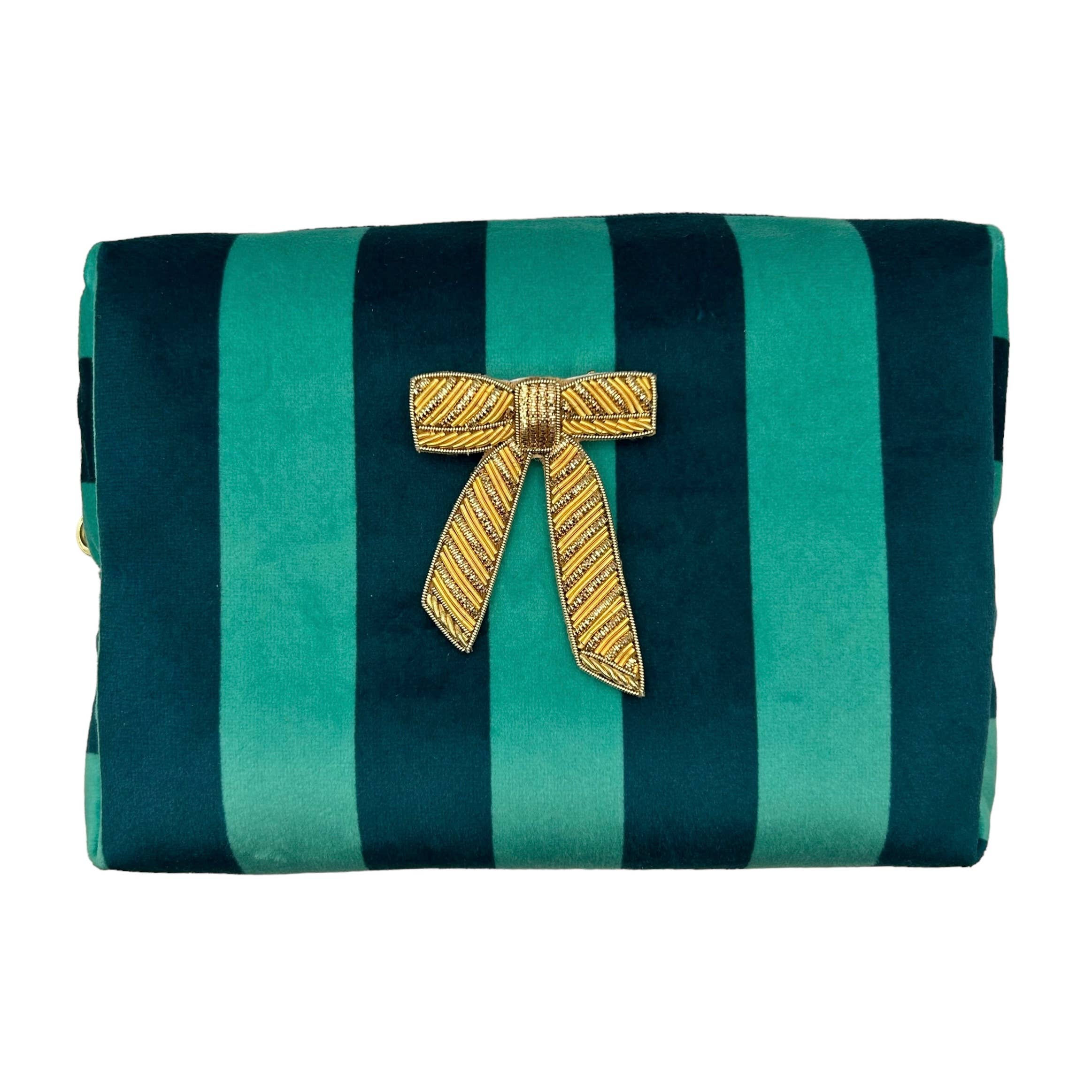 Velvet Teal Make-Up Bag