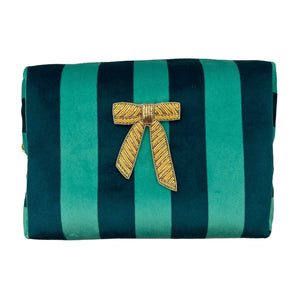 Velvet Teal Make-Up Bag