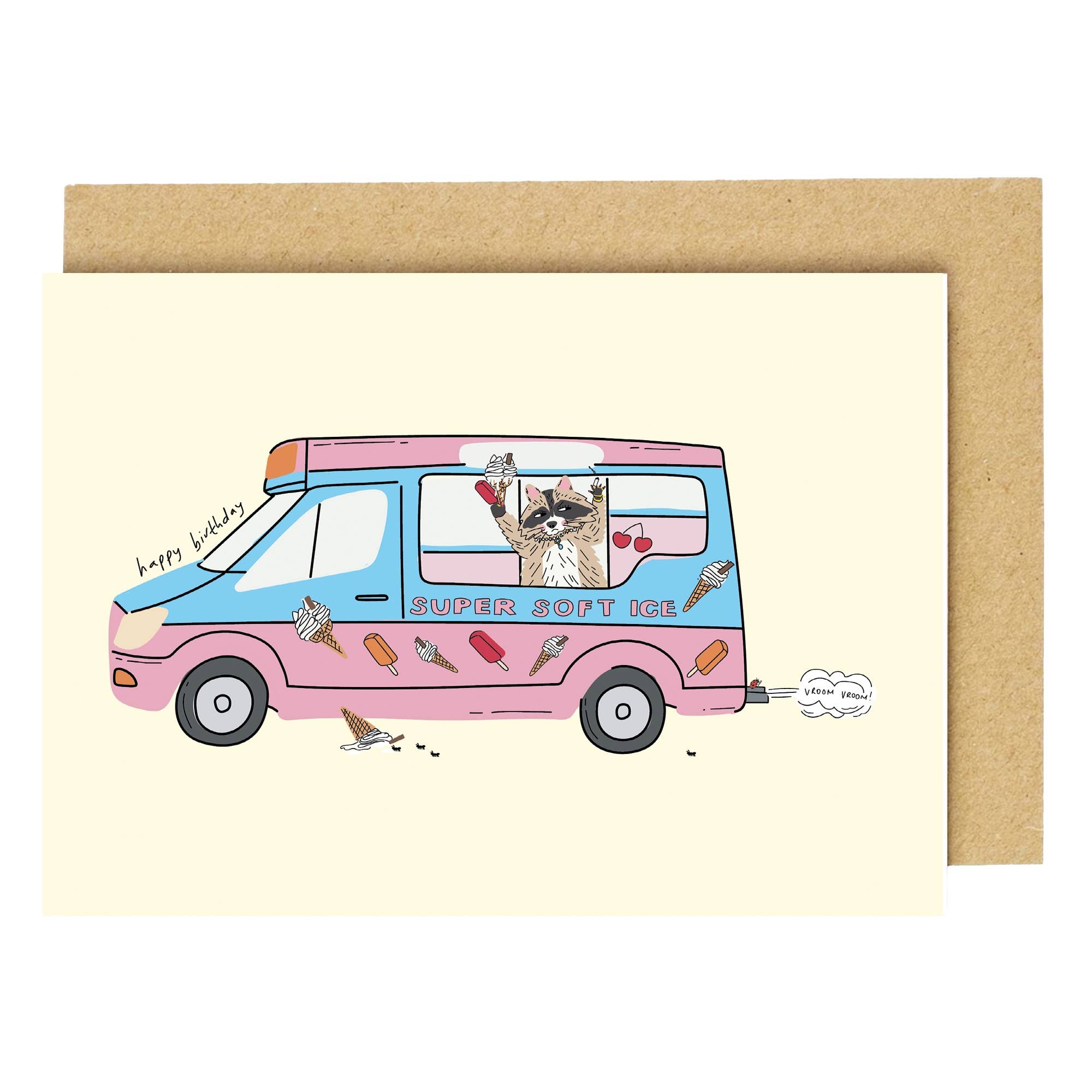 Vroom Birthday Card